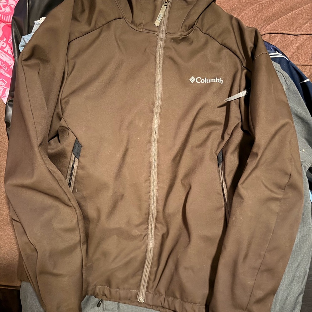 Columbia Dark Brown Fleece Jacket